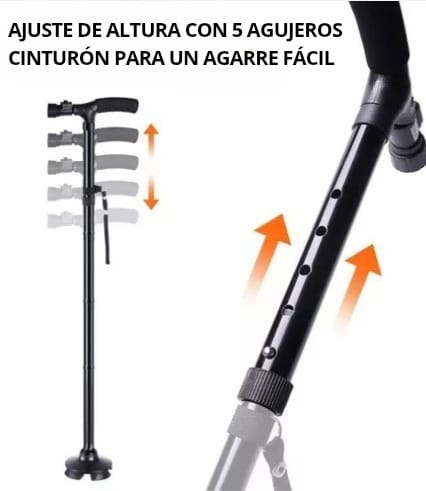 Baston Ortopedico Con Linterna Trusty Cane