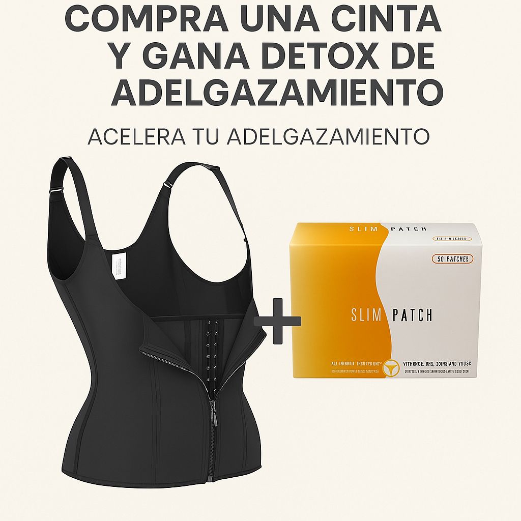 ✨ Chaleco Faja Reductor – Control Total de Abdomen, Cintura Definida y Silueta Perfecta + ¡Detox Gratis Incluido! ✨