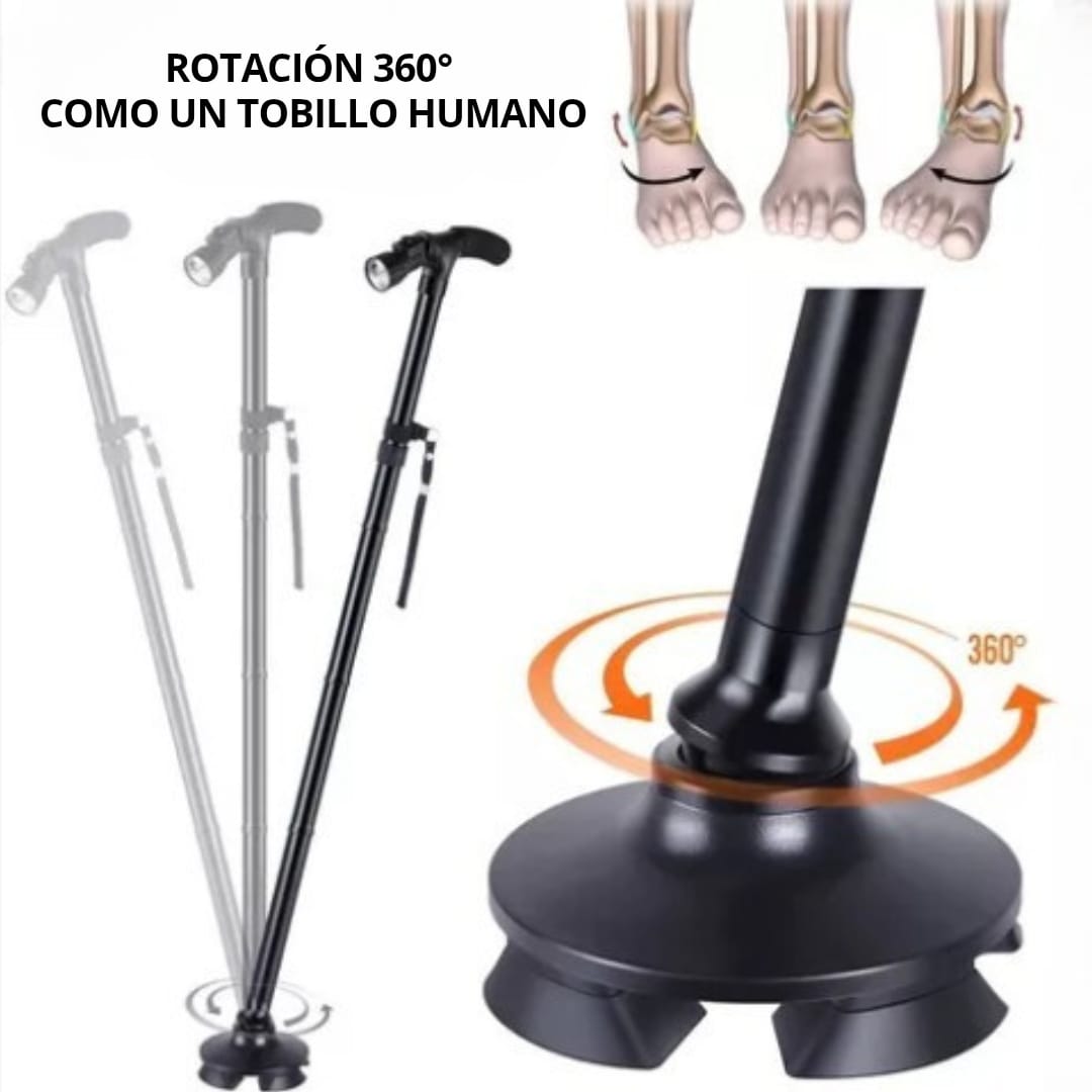 Baston Ortopedico Con Linterna Trusty Cane