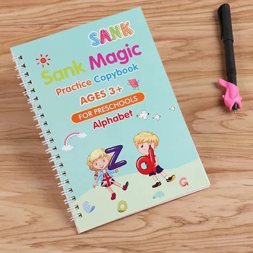 KIT DE 4 CUADERNOS MAGICOS REUTILIZABLES ✨🌈